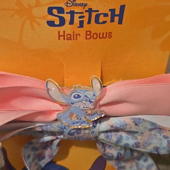 Disney stitch hair bows Nwt - Picture 3 of 3